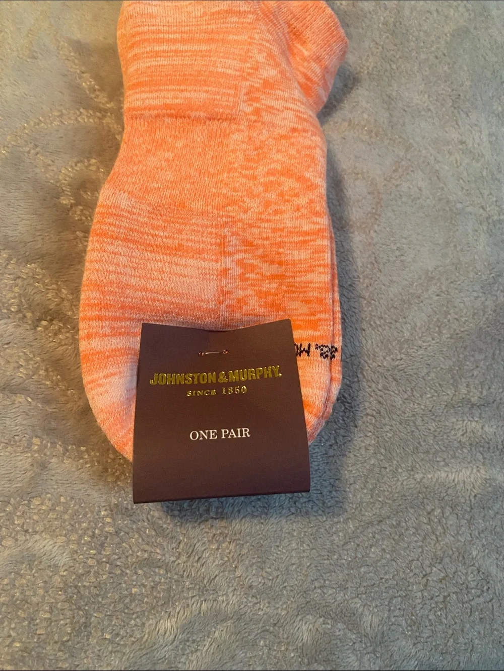 Johnston & Murphy coral no show socks